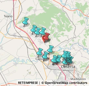 Mappa Via di Lello Caporale, 81041 Bellona CE, Italia (7.41211)