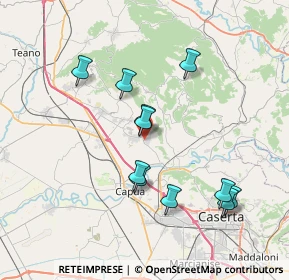 Mappa Via di Lello Caporale, 81041 Bellona CE, Italia (7.63)