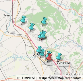 Mappa Via di Lello Caporale, 81041 Bellona CE, Italia (6.075)