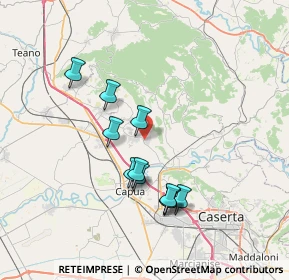Mappa Via di Lello Caporale, 81041 Bellona CE, Italia (6.93)