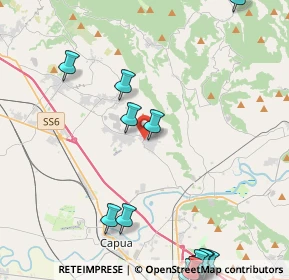 Mappa Via di Lello Caporale, 81041 Bellona CE, Italia (7.2585)