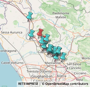 Mappa Via di Lello Caporale, 81041 Bellona CE, Italia (10.175)