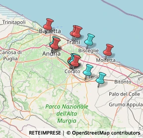 Mappa Via Vecchia Barletta, 70033 Corato BA, Italia (9.62071)