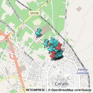 Mappa Via Vecchia Barletta, 70033 Corato BA, Italia (0.31111)