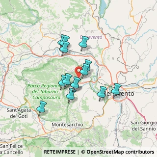 Mappa Piazza Fiamme Gialle, 82030 Foglianise BN, Italia (5.91)