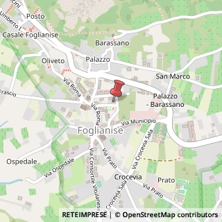 Mappa Via Roma, 82030 Foglianise, Benevento (Campania)