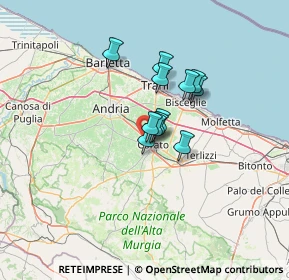 Mappa Strada Esterna Scannagatta, 70033 Corato BA, Italia (8.53417)