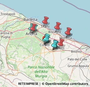 Mappa Via degli Orti, 70037 Corato BA, Italia (8.834)
