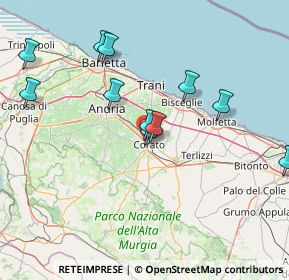 Mappa Via Corato, 70033 Corato BA, Italia (17.96667)