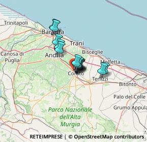 Mappa Via Corato, 70033 Corato BA, Italia (7.14933)