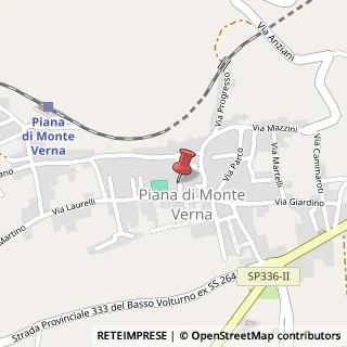 Mappa Via Campo Sportivo, 14, 81013 Piana di Monte Verna CE, Italia, 81013 Piana di Monte Verna, Caserta (Campania)