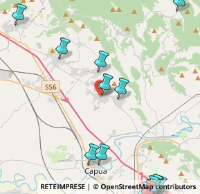 Mappa Via Manzoni, 81041 Vitulazio CE, Italia (7.6325)