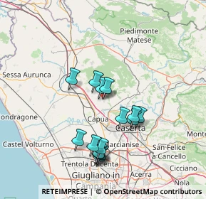 Mappa Via 54 Martiri, 81041 Bellona CE, Italia (14.22267)