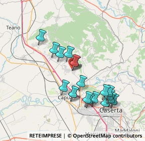 Mappa Via 54 Martiri, 81041 Bellona CE, Italia (7.49474)