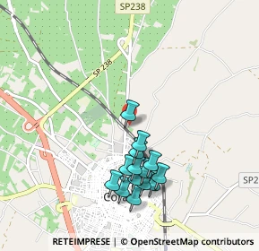 Mappa Via Cupa, 70033 Corato BA, Italia (0.96857)