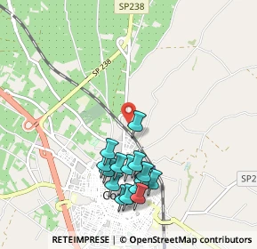 Mappa Via Cupa, 70033 Corato BA, Italia (1.07133)