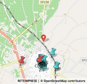 Mappa Via Cupa, 70033 Corato BA, Italia (1.217)