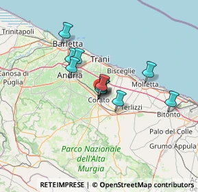 Mappa Via Cupa, 70033 Corato BA, Italia (10.01818)