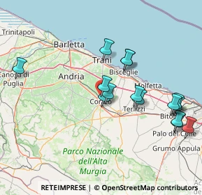 Mappa Via Cupa, 70033 Corato BA, Italia (16.71667)