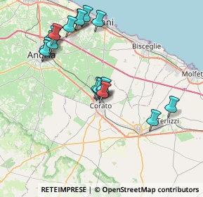 Mappa Via Cupa, 70033 Corato BA, Italia (8.184)