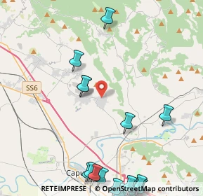 Mappa Via G. Rossi, 81041 Bellona CE, Italia (6.8895)