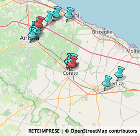 Mappa Via Giappone s.n.c, 70033 Corato BA, Italia (8.0655)