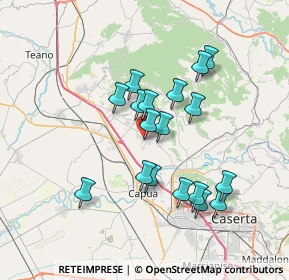 Mappa Via Giovanni Pascoli, 81041 Vitulazio CE, Italia (6.71778)