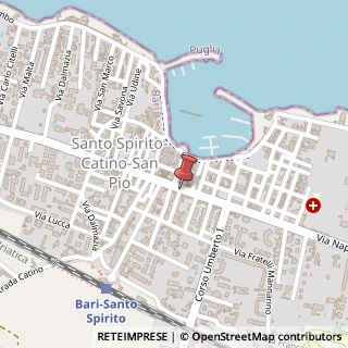 Mappa Via Napoli-Santo Spirito, 82, 70127 Bari, Bari (Puglia)