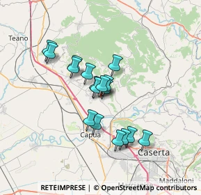 Mappa Via Vinciguerra, 81041 Bellona CE, Italia (5.61412)