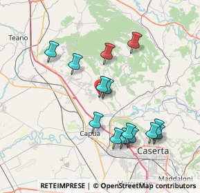 Mappa Via Vinciguerra, 81041 Bellona CE, Italia (7.88214)