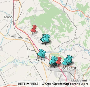 Mappa Via Vinciguerra, 81041 Bellona CE, Italia (7.2525)