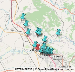 Mappa Via Vinciguerra, 81041 Bellona CE, Italia (6.9555)