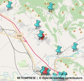 Mappa Via Torre Tommasi, 81041 Vitulazio CE, Italia (6.914)