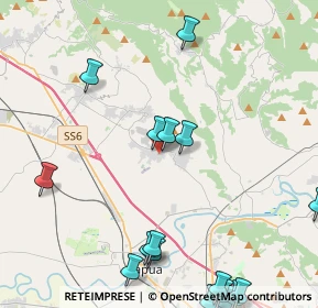 Mappa Via Torre Tommasi, 81041 Vitulazio CE, Italia (6.742)