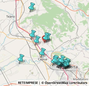 Mappa Via Torre Tommasi, 81041 Vitulazio CE, Italia (9.216)