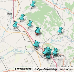 Mappa Via Torre Tommasi, 81041 Vitulazio CE, Italia (8.9565)