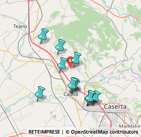 Mappa Località Miceli, 81041 Vitulazio CE, Italia (7.10417)
