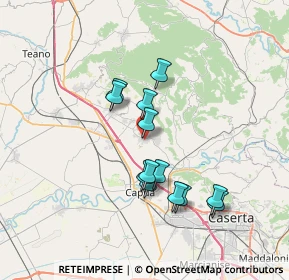 Mappa Viale Dante, 81041 Vitulazio CE, Italia (6.57154)