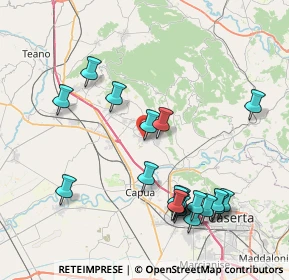 Mappa Via B. Croce, 81041 Vitulazio CE, Italia (9.3525)