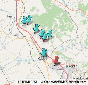 Mappa Via B. Croce, 81041 Vitulazio CE, Italia (6.19833)