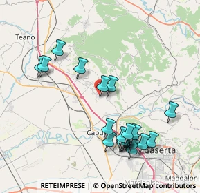 Mappa Via B. Croce, 81041 Vitulazio CE, Italia (8.997)
