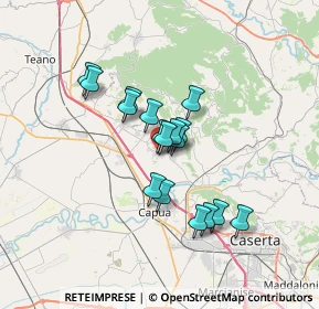 Mappa Viale Dante, 81041 Vitulazio CE, Italia (5.51353)