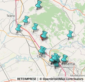 Mappa Via B. Croce, 81041 Vitulazio CE, Italia (8.9775)