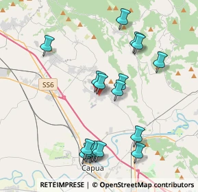 Mappa Viale Dante, 81041 Vitulazio CE, Italia (4.42353)