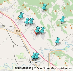 Mappa Via B. Croce, 81041 Vitulazio CE, Italia (3.88917)