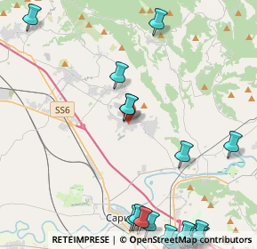 Mappa Viale Dante, 81041 Vitulazio CE, Italia (6.945)