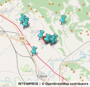 Mappa Via B. Croce, 81041 Vitulazio CE, Italia (2.61923)