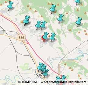 Mappa Viale Dante, 81041 Vitulazio CE, Italia (6.037)