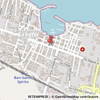 Mappa Via Napoli-Santo Spirito, 65, 70127 Bari, Bari (Puglia)