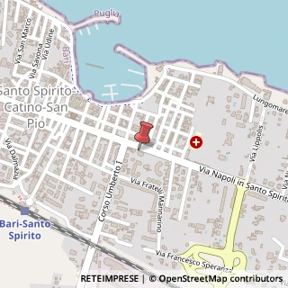 Mappa Via Napoli-Santo Spirito, 22, 70127 Bari, Bari (Puglia)